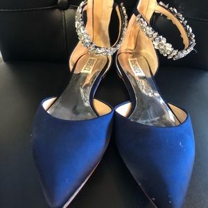 Badgley Mishka Bridal Shoes - Navy Blue